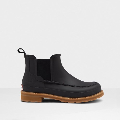 Hunter Original Moc Toe Chelsea Boots For Mens - NZ T6871